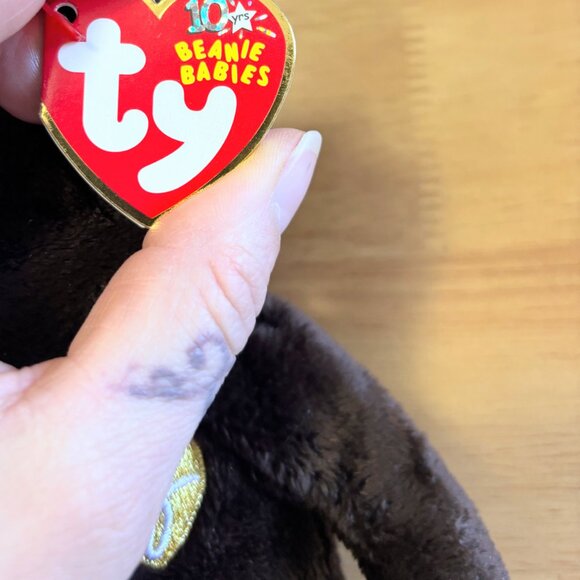 TY 2003 Signature Beanie Baby Bear - Picture 3 of 4